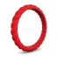 Fashion Red Twist Silicone Ring