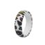 Fashion 3 Color Sets Silicone Printed Ring Set