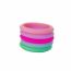 Fashion 5 Color Set Silicone Round Bracelet Set