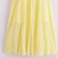 Fashion Yellow Woven Strappy Knee-length Skirt