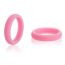 Fashion Pink Silicone Round Ring