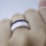 Fashion Black Silicone Diamond Ring