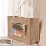 Fashion Small Blank Model (you Can Draw It Yourself) Canvas Large Capacity Handbag