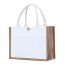 Fashion Small Blank Model 22*17*10cm Canvas Large Capacity Printed Handbag