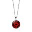 Fashion 6# Alloy Printed Round Necklace