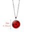Fashion 19# Alloy Printed Round Necklace