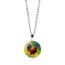 Fashion 3# Alloy Printed Round Necklace