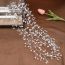 Fashion Silver Millet Bead Braided Extended Hair Tie