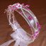Fashion Jinhong Geometric Diamond Braided Flower Headband