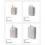 Fashion Compressed Four-piece Set [grey] Polyester Large Capacity Storage Bag Set