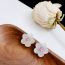 Fashion Flowers Resin Diamond Flower Stud Earrings