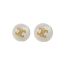 Fashion Letters (real Gold Plating To Preserve Color) Metal Letter Round Earrings