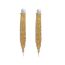 Fashion Pearl Tassel (real Gold Plating To Maintain Color) Gold-plated Copper Geometric Tassel Earrings