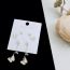 Fashion Butterfly (real Gold Plating Color Preservation) Copper Inlaid Zirconium Butterfly Earring Set