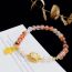 Fashion Natural Pearl Crystal Pearl Crystal Beaded Bracelet