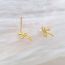 Fashion Natural Pearl Bow (real Gold Plating To Preserve Color) Copper Bow Pearl Stud Earrings