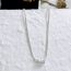 Fashion Small Waist Copper Silver Plated Small Waist Necklace