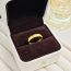 Fashion Gold Alloy Fu Character Round Ring