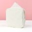 Fashion Silverskin Pu Quilted Love Square Storage Bag
