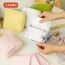 Fashion Off-white Polyester Quilted Cloud Square Storage Bag