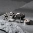 Fashion 8# Stainless Steel Geometric Men's Earrings (single)