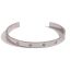 Fashion Silver Stainless Steel Diamond Eight-pointed Star Bracelet