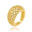 Fashion 8# Gold Plated Geometric Open Ring In Copper
