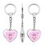 Fashion 14 Alloy Printed Love Double-sided Keychain