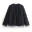 Fashion Black Fur Coat