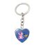 Fashion 7 Alloy Printed Love Double-sided Keychain