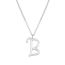 Fashion Golden N Alloy 26 Letters Necklace