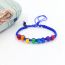 Fashion 10 Mixed Colors In A Pack Colorful Thread Ball Braided Bracelet