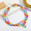 Fashion Rock Gesture (love Sign) Colorful Rice Beads Gesture Bracelet