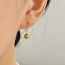 Fashion Ball Ear Hooks-white Gold Copper Geometric Ball Stud Earrings