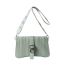 Fashion Green Pu Textured Crossbody Bag
