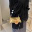 Fashion Silver Pu Beaded Handle Flap Crossbody Bag