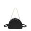 Fashion Black Pu Shell Crossbody Bag