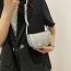 Fashion Off White Pu Large Capacity Crossbody Bag