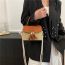 Fashion White Pu Hemp Rope Woven Straw Contrasting Color Flap Crossbody Bag