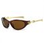 Fashion Black Frame White Mercury Tablet Pc Starburst Oval Sunglasses