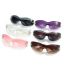 Fashion White Feet Double Gray Pieces Pc Star Integrated Sunglasses