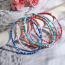 Fashion 11 6-piece Set Of Polymer Clay Bracelets Colorful Polymer Clay Beaded Multi-layer Bracelet