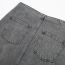 Fashion Grey Double-breasted Denim Skirt