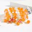 Fashion Orange Color Geometric Beaded Starfish Bracelet