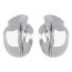 Fashion Silver Metal Geometric Earrings