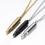 Fashion Black Pendant With Chain Titanium Steel Bullet Necklace For Men