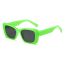 Fashion Green Large Square Frame Sunglasses