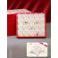 Fashion 10-chinese Red 9-digit [lattice Plate] Pu Square Display Plate