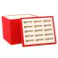 Fashion 11-chinese Red 12-bit [lattice Plate] Pu Square Display Plate