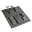 Fashion 33-gray Necklace Holder Small 7×8×4cm Geometric Jewelry Display Stand